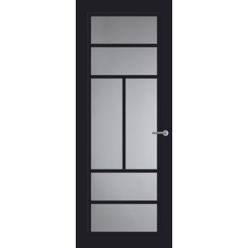 Svedex Front FR507 Glasdeur Diep Zwart (maatwerk)