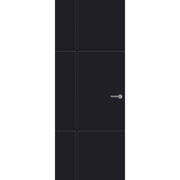 Svedex Front FR551 Lijndeur Diep Zwart (maatwerk)
