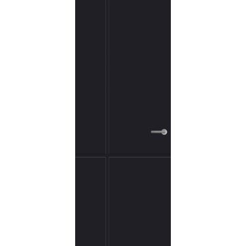 Svedex Nova Design NDB953 Lijndeur Diep Zwart (maatwerk)