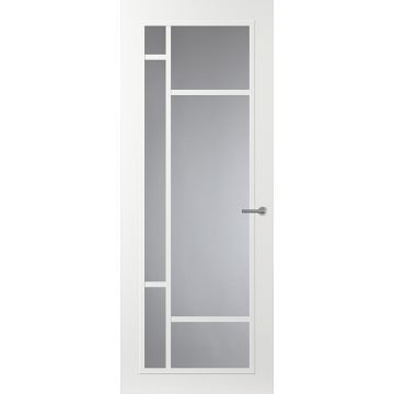 Svedex Front FR500 Glasdeur met witte glaslatten (maatwerk)