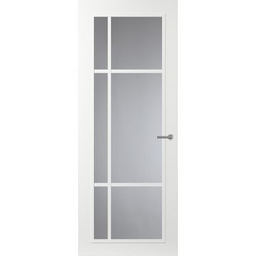 Svedex Front FR501 Glasdeur met witte glaslatten (maatwerk)