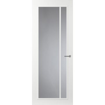 Svedex Front FR502 Glasdeur met witte glaslatten (maatwerk)