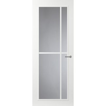 Svedex Front FR503 Glasdeur met witte glaslatten (maatwerk)
