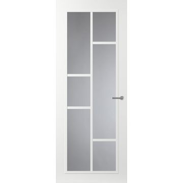 Svedex Front FR506 Glasdeur met witte glaslatten (maatwerk)