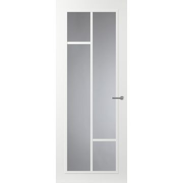 Svedex Front FR508 Glasdeur met witte glaslatten (maatwerk)