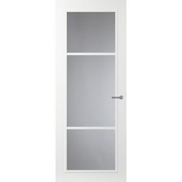 Svedex Front FR515 Glasdeur met witte glaslatten (maatwerk)