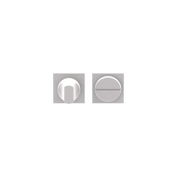 Toiletgarnituur Quadrate MINIMAL wit
