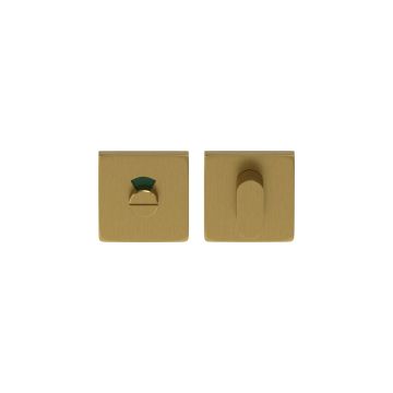 Toiletgarnituur Quadrate REGULAR mat messing